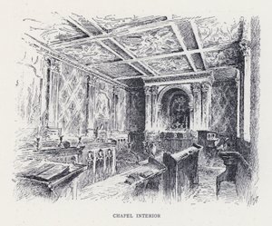 Interno della Cappella (incisione) da William Alexander Ansted