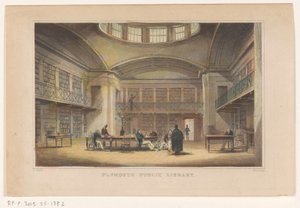 Biblioteca di Plymouth da William Alexander Le Petit