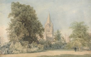 Christ Church, Giardino del canonico, Oxford da William Alfred Delamotte