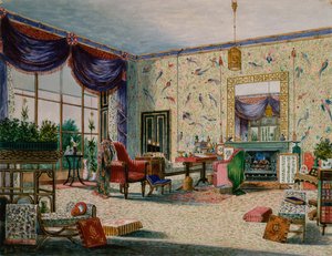 La Sala Cinese, Middleton Park, Oxfordshire da William Alfred Delamotte