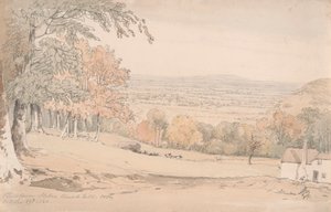 Veduta da Stokenchurch Hill, Buckinghamshire da William Alfred Delamotte