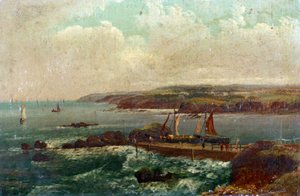 Porto di Bude, nel Devon (Inghilterra), di William Allan (1782-1850)