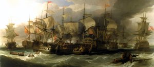 La battaglia di Capo San Vincenzo (Portogallo), 14 febbraio da William Allan