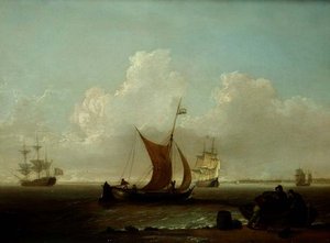 Navi olandesi al largo della costa dell