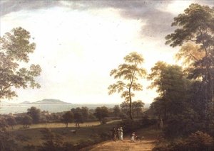 Baia di Dublino dal parco di Mount Merrion da William Ashford