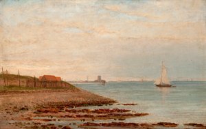 Castello di Broughty dallo Stannergate da William Barclay