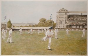 Cricket a Lords da William Barnes (after) Wollen