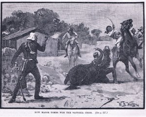 Come il maggiore Tombs vinse la Victoria Cross 1857 d.C.