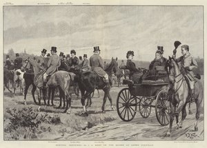 Schizzi di Caccia, un Incontro del Quorn ad Ashby Folville