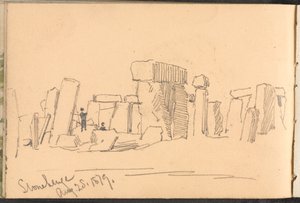Stonehenge, 25 agosto 1879 da William Barnes Wollen