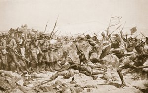 La battaglia di Abu Klea, 17 gennaio 1885, illustrazione da 
