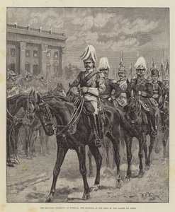 La cerimonia militare a Potsdam, l