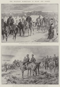 Le manovre militari nel Wiltshire e nel Dorset da William Barnes Wollen