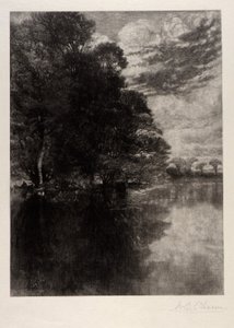 La rimessa delle barche di Hawthorne da William Baxter Closson