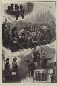 Elezione dei Pari rappresentanti per la Scozia, al Palazzo di Holyrood, Edimburgo da William Bazett Murray