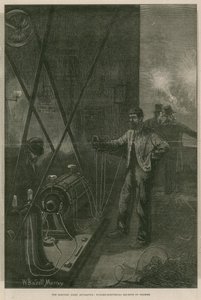 La luce elettrica: macchina dinamoelettrica di Gramme da William Bazett Murray