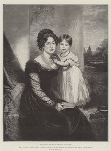 HRH Victoria Maria Louisa, Duchessa di Kent, e Sua Maestà la Regina all