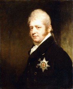 Ritratto del principe Adolfo Federico, duca di Cambridge, busto con la Stella della Giarrettiera, 1808 da William Beechey