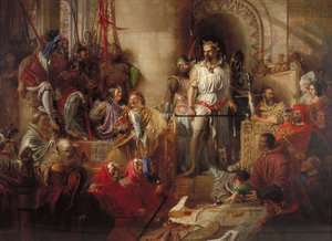 Il processo di Sir William Wallace a Westminster, c1831-1890 da William Bell Scott