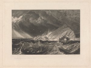 La Mewstone, ingresso del Plymouth Sound da William Bernard Cooke