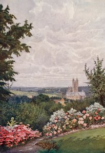 Cattedrale di Canterbury, Torre della Chiesa di San Martino e Harbledown da William Biscombe Gardner