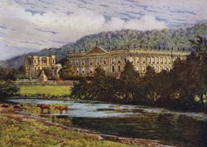 Chatsworth dal Derwent da William Biscombe Gardner