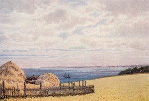 Guardando attraverso Pegwell Bay dal lato di Ramsgate da William Biscombe Gardner