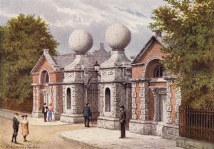 Ingresso Principale, Royal Naval College, Greenwich da William Biscombe Gardner