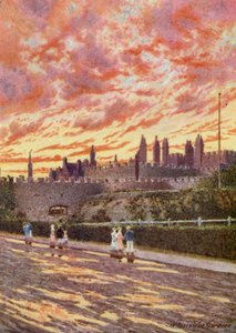 La fine di una giornata tempestosa, Castello di Deal da William Biscombe Gardner