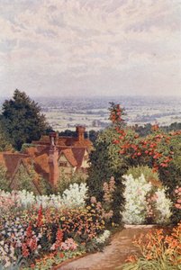 La Weald dal Giardino del Dottore, Sutton Valence da William Biscombe Gardner