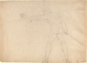 Un angelo guerriero da William Blake