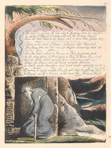 America. Una Profezia, Tavola 14, Così Gridava Lui.... da William Blake