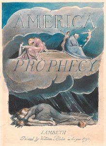 America. Una Profezia, Tavola 2, Pagina del Titolo da William Blake