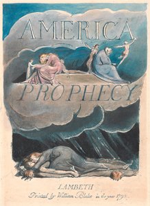 America, A Prophecy; Titelblatt (Platte 2) da William Blake