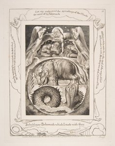 Behemoth e Leviathan, dalle Illustrazioni del Libro di Giobbe, 1825-26