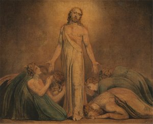 Cristo appare agli apostoli dopo la resurrezione da William Blake