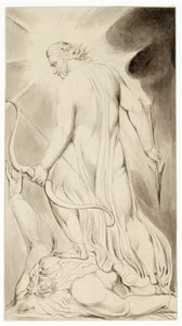 Cristo che calpesta Satana da William Blake