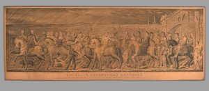 Kupferplatte für Chaucers Canterbury Pilger da William Blake
