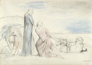 Dante che afferra il Traditore Bocca per i capelli, illustrazione alla 