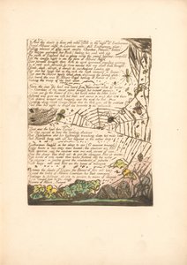 Europa. Una Profezia, Tavola 14, E le nuvole e i fuochi... (Bentley 15) da William Blake