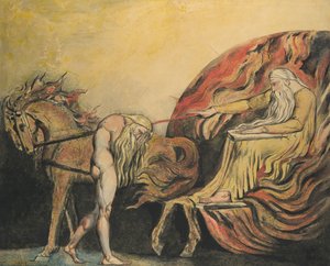 Dio giudica Adamo da William Blake