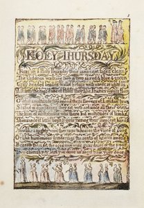 Giovedì Santo, 1789 da William Blake