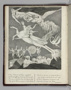 Illustrazione per "Leonora, A Tale" di Gottfreid Augustus Bürger, incisa da Perry, 1796 da William Blake