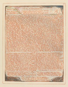 Gerusalemme, Tavola 77, Ai Cristiani.... da William Blake