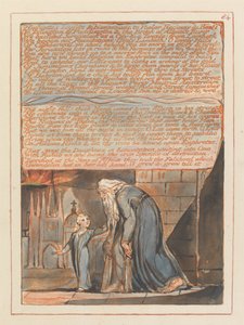 Gerusalemme, Tavola 84, Le alture di Highgate e Hampstead.... da William Blake