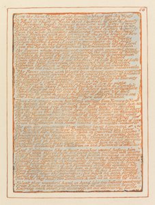 Gerusalemme, Tavola 86, Vedo la tua forma.... da William Blake