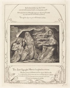 Giobbe rimproverato dai suoi amici da William Blake