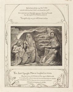 Giobbe rimproverato dai suoi amici da William Blake