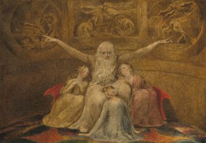 Giobbe e le sue Figlie da William Blake