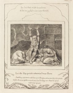 La Disperazione di Giobbe da William Blake